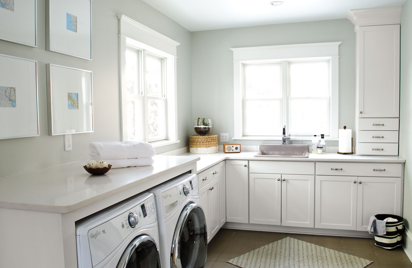 Arctic Paint Basement Bar