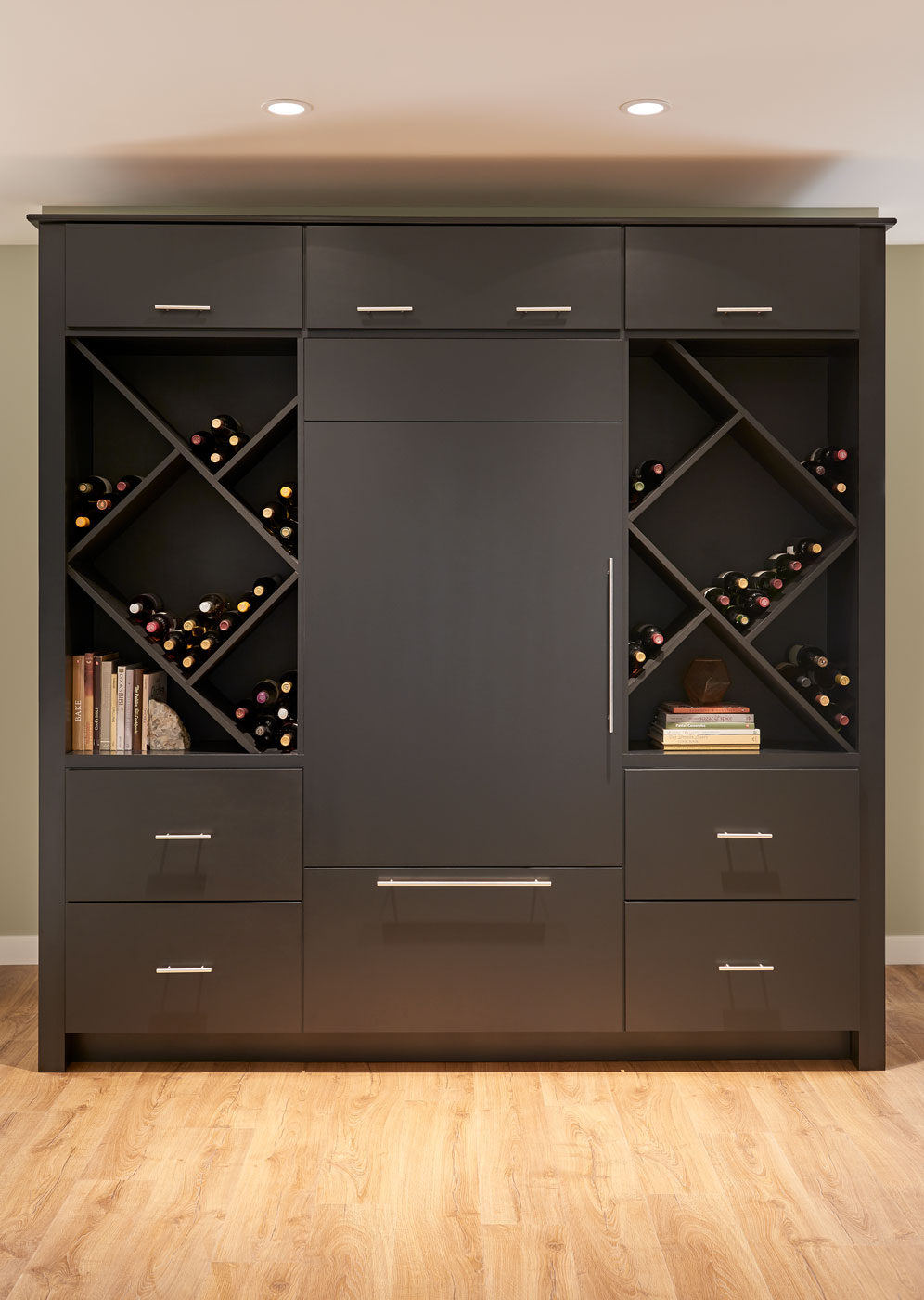 Wine Rack & Bar Area