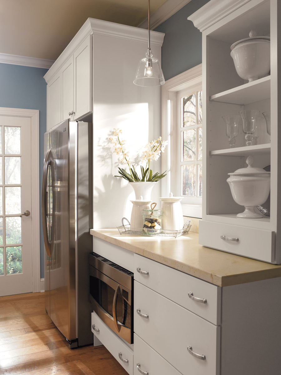 Arctic Paint Maple Kitchen